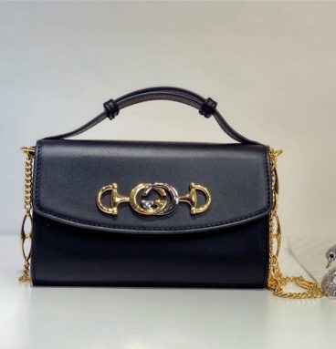 Gucci Zumi smooth leather mini shoulder bags