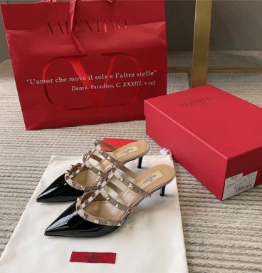 Valentino heels Rockstud Leather Mule