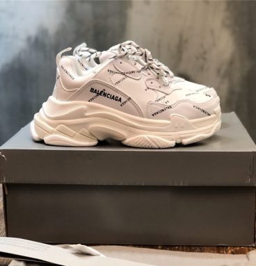 BALENCIAGA Triple S Sneakers White