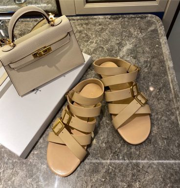Dior strappy flat sandals