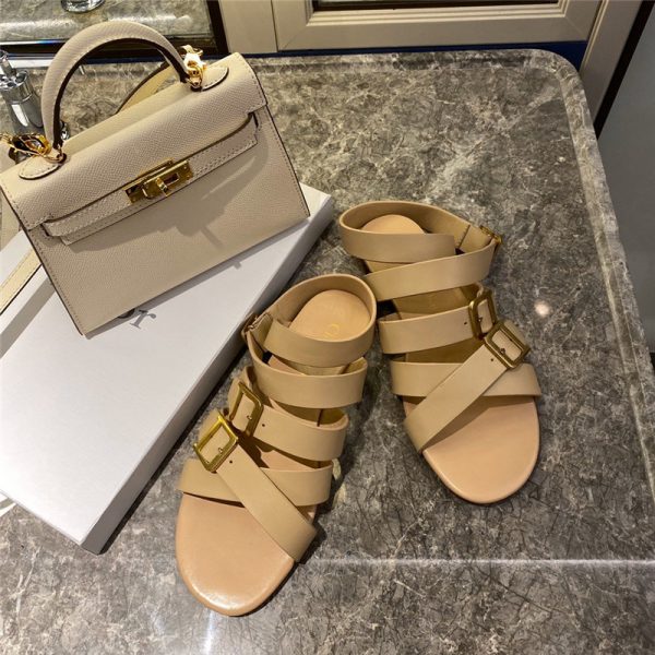 Dior strappy flat sandals