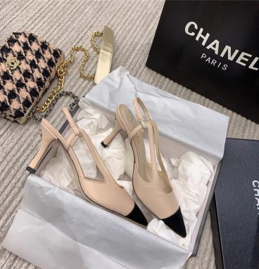 Chanel slingback heels