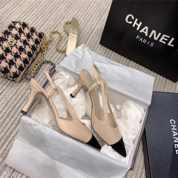 Chanel slingback heels