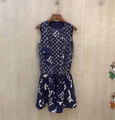 Louis Vuitton LV silk dress
