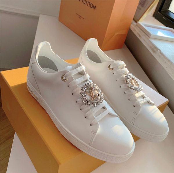 LV Classic white shoes women