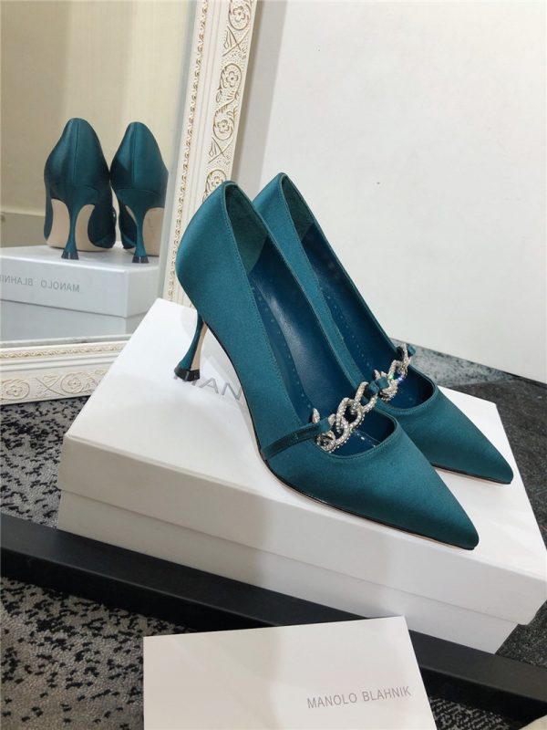 Manolo Blahnik diamond heels