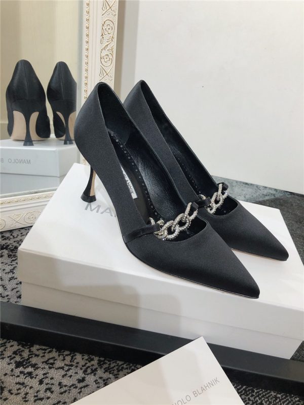 Manolo Blahnik diamond heels