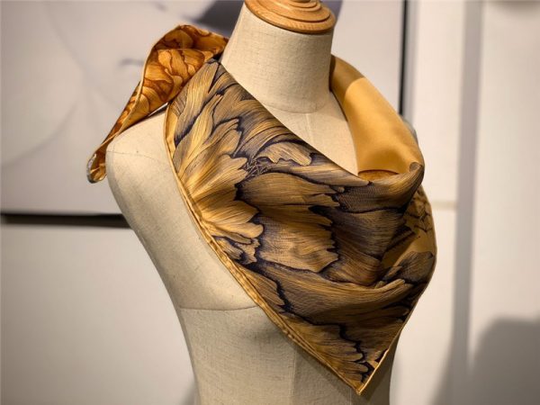 Hermes silk scarf women