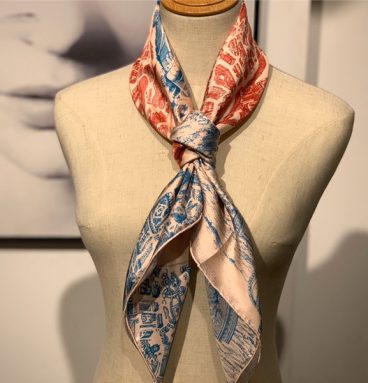 Hermes Horse City scarf
