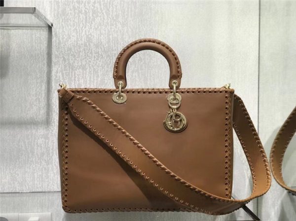 lady dior brown bag