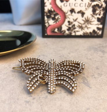 gucci butterfly hairpin