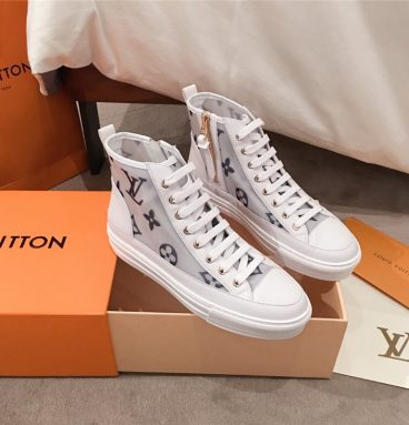 lv high top sneakers womens