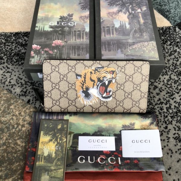 gucci wallet men tiger