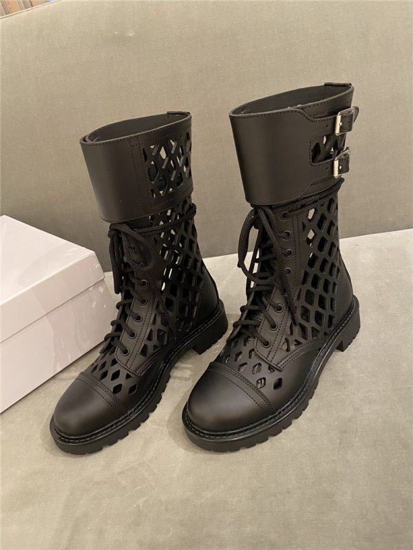 dior cutout boots