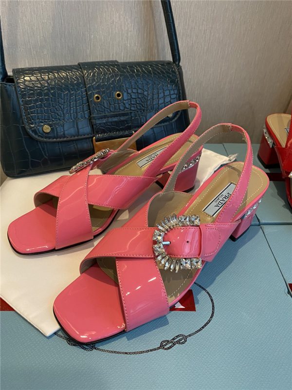 prada sandals women pink