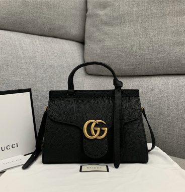 GG Marmont leather handle mini bag