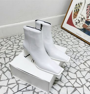 balenciaga boots white