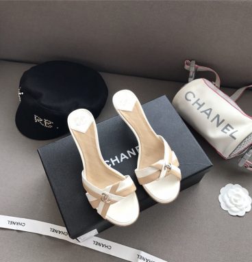 chanel vintage slippers