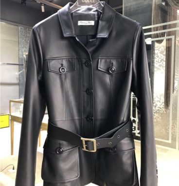 dior leather jackets womens