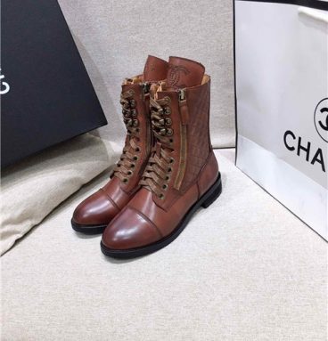 chanel leather boots replica shoes