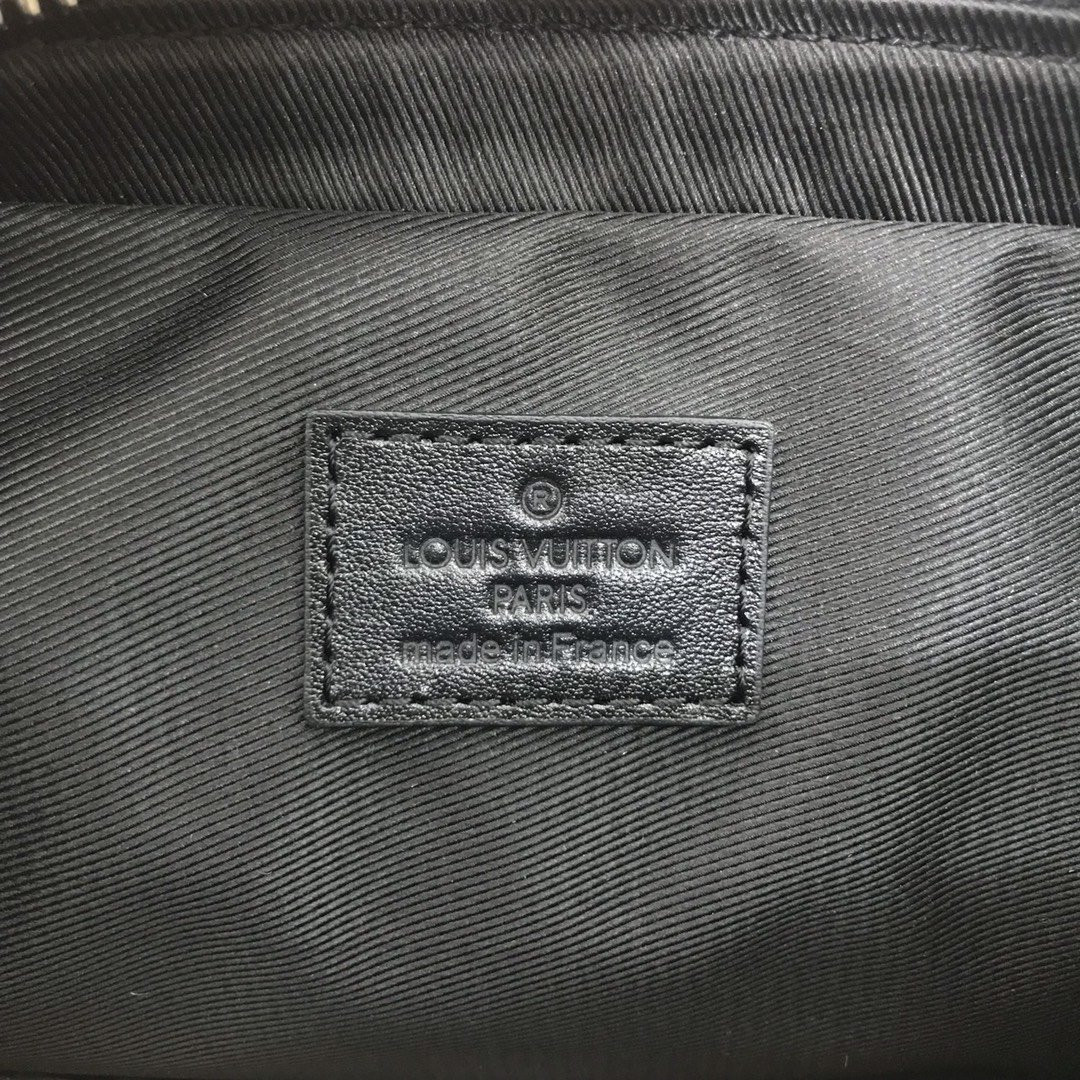Replica Louis Vuitton Expandable Messenger Bag Monogram Gray-black M55698  Fake At Cheap Price