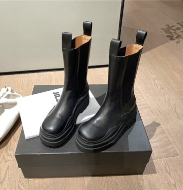 bottega veneta leather ankle boots replica shoes