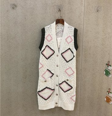 chanel cutout vest womens replica clothing