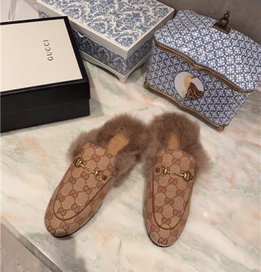gucci furry slippers replica shoes