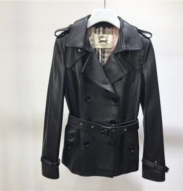 burberry leather jacket