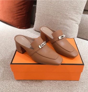 hermes slippers women replica shoes