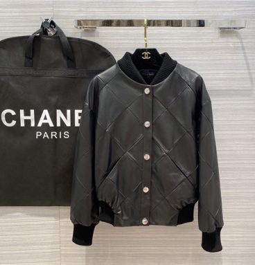 chanel jacket leather coat replica clothing