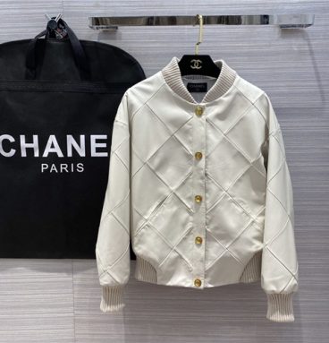 chanel jacket leather coat replica clothing