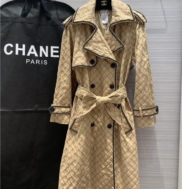 chanel vintage trench coat