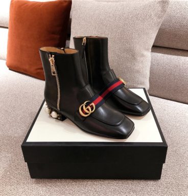 gucci pearl boots replica shoes