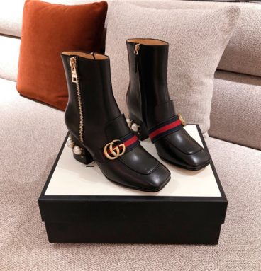 gucci pearl boots replica shoes