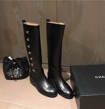 chanel long boots replica shoes