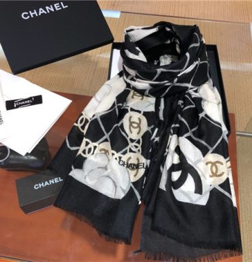 chanel cashmere scarf scarves