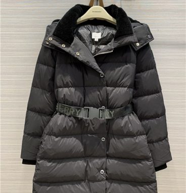 burberry hooded down jacket