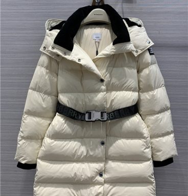 burberry hooded down jacket