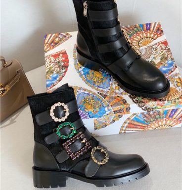 dolce gabbana boots womens