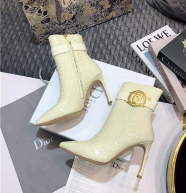 dior high heels boots