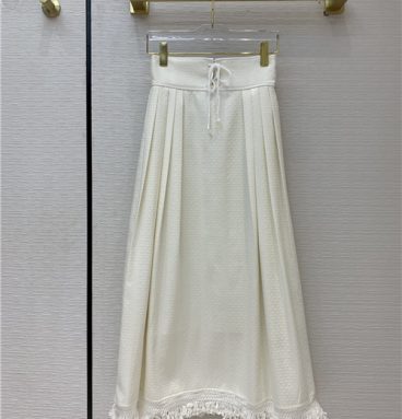 dior white skirt