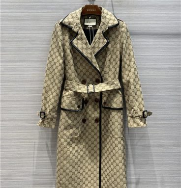 gucci GG trench coat