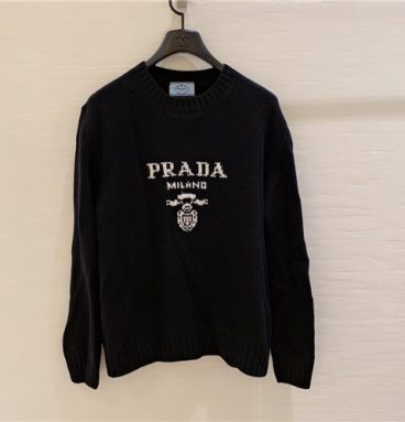 Prada logo crew-neck sweater