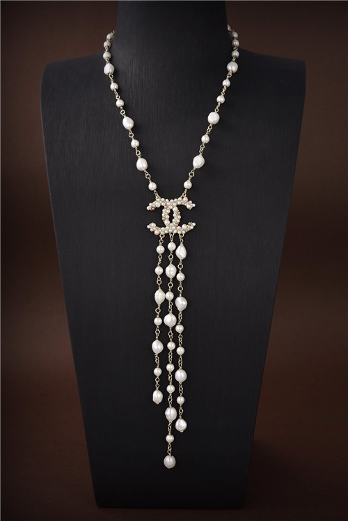 chanel CC tassel necklace