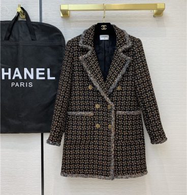 chanel double-breasted coat