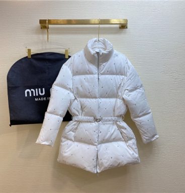 miumiu white down jacket