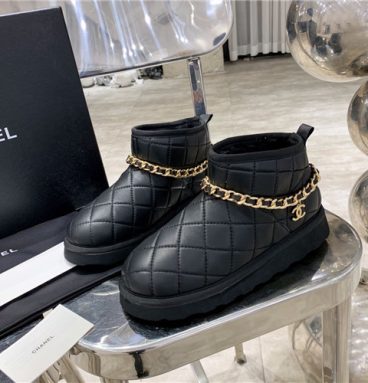 chanel snow boots