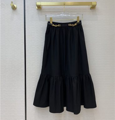 celine black skirt