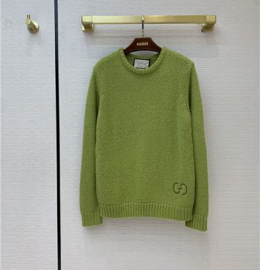 gucci logo letters sweater